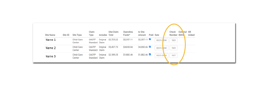 Track Check Numbers for Claim Payments