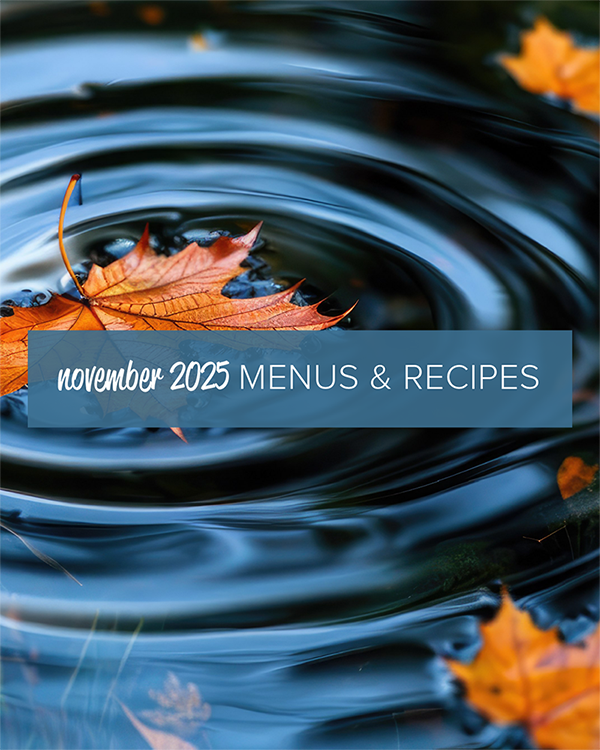 November 2025 Menus & Recipes Image