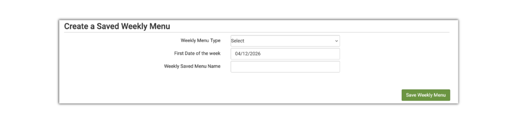 My Food Program Software Release 26042